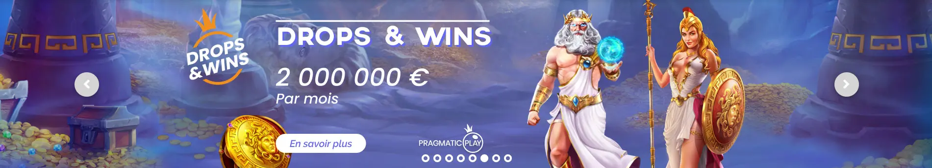 Drop and Wins Lucky Treasure Casino 