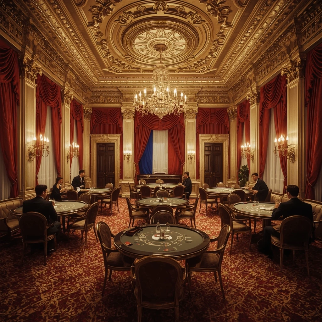 Le casino et le drapeau français LUCKY TREASURE CASINO